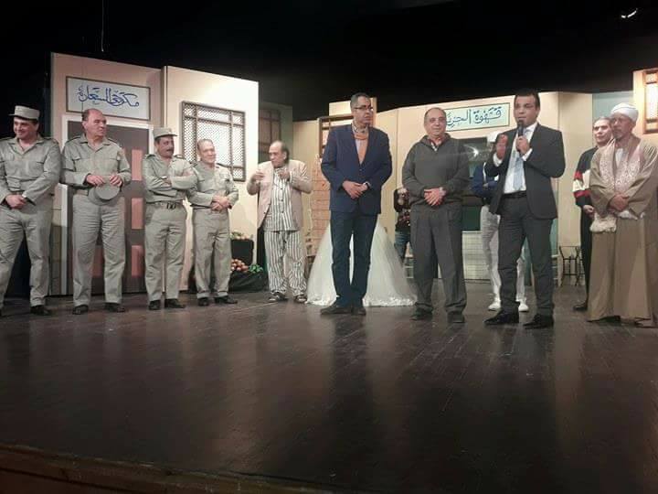 أمين عام المجلس الأعلى للثقافة يشاهد عرض "عبور وانتصار" على مسرح عبد المنعم مدبولى